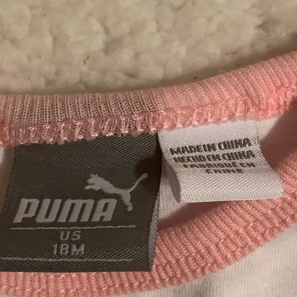 Girls 3 Piece Puma Fleece Outfit - Picture 9 of 14